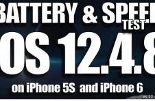 iOS 12.4.8电池寿命和速度测试